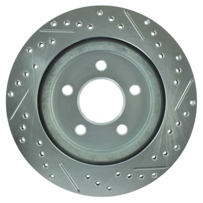 Stoptech — StopTech Select Sport 05-10 Ford Mustang GT Slotted and Drilled Rear Right Rotor
Drill/Slotted Rotor - view 2