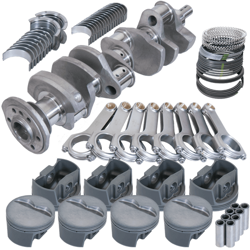 Eagle — Eagle Chevy 350 3.750in Crank 5.700in H-Beam -5cc Flat Top 4.040in Pistons Rotating Assembly
Competition Assembly - view 1