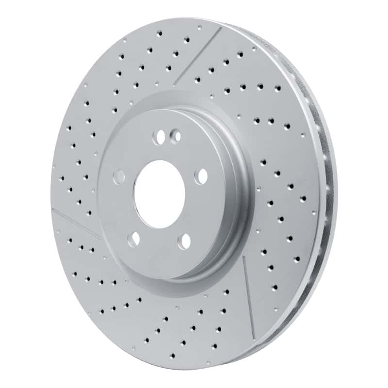 DFC — DFC 14-19 Mercedes-Benz GLA45 AMG Front Drilled and Slotted Hi-Carbon Alloy Geomet Coated Rotor
DFC Brake Rotor - view 2