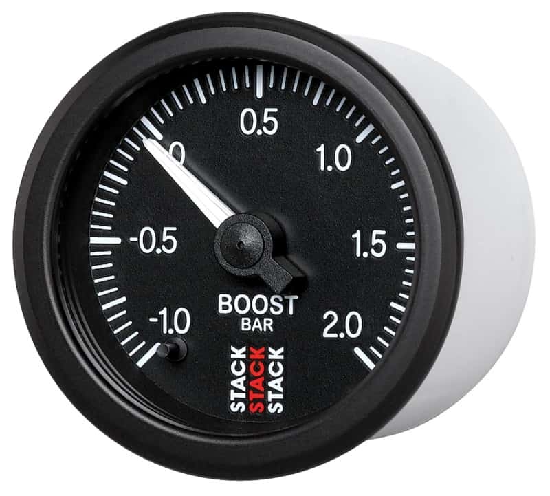 AutoMeter — Autometer Stack 52mm -1 to +2 Bar (Incl T-Fitting) Pro Stepper Motor Boost Pressure Gauge - Black
Ga Bst Stpr Blk 2Bar - view 2