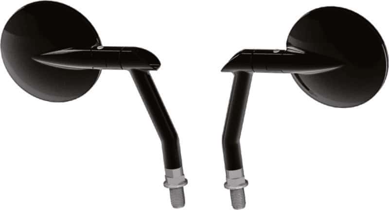 Burly Brand — Burly Brand Hot Rod Mirror Set - Black - view 1