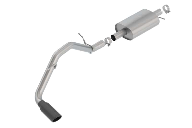 Borla — Borla 2019 Ford Ranger XL/XLT/Lariat 2.3L 2/4WD WB S-Type Catback Exhaust w/ Blk Chrome Tip
Cat-Back System - view 1