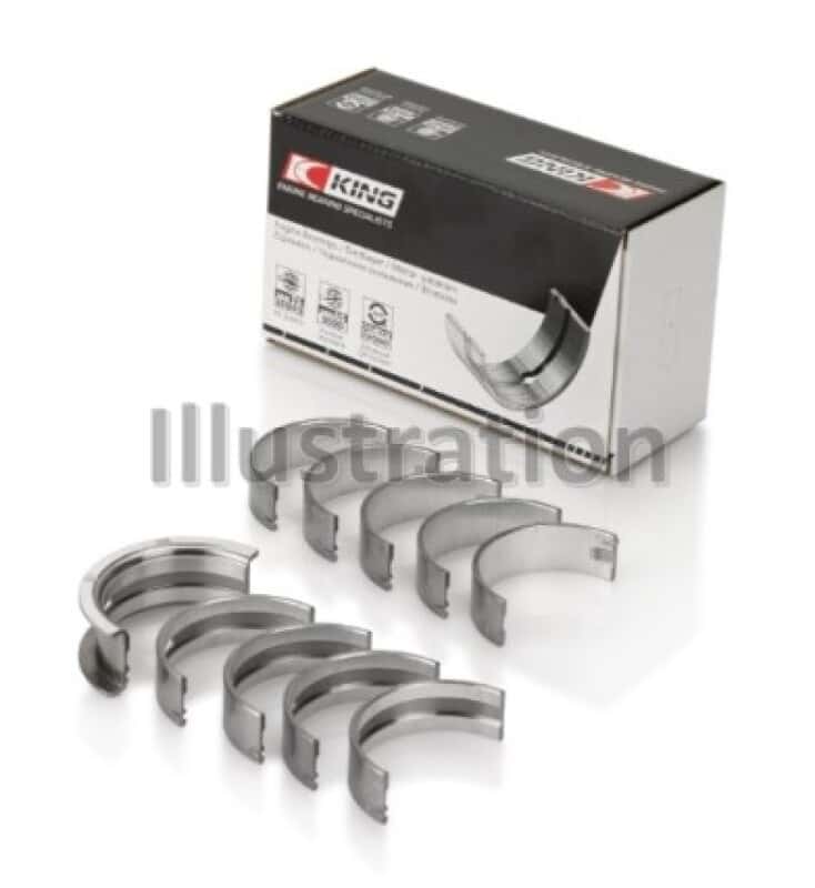 King Engine Bearings — King Engine Bearings Mazda 626 F8 (Size +1.0mm) Main Bearing Set
Engine Bearing - view 1