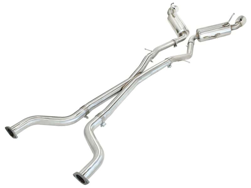 aFe — aFe Takeda 2.5inch SS Exhaust Cat-Back 09-13 Nissan 370Z V6 3.7L Polished Tips
Takeda ExhaustSystem
Cat-Back Exhaust - view 4