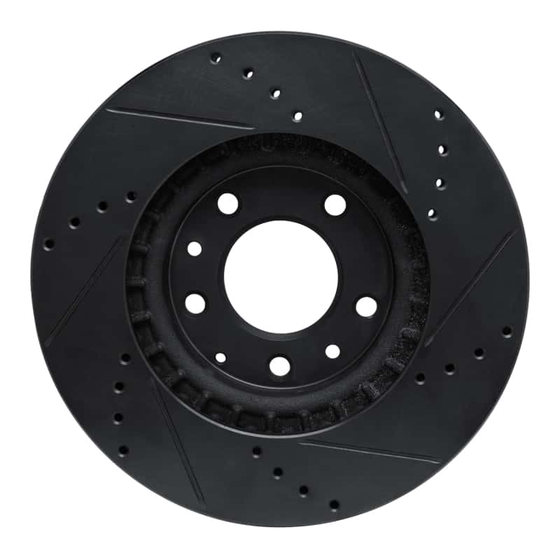 R1 Concepts — R1 07-12 Mazda CX-7 Front Left Drilled & Slotted Black Brake Rotor
R1 Brake Rotor Drill - view 5