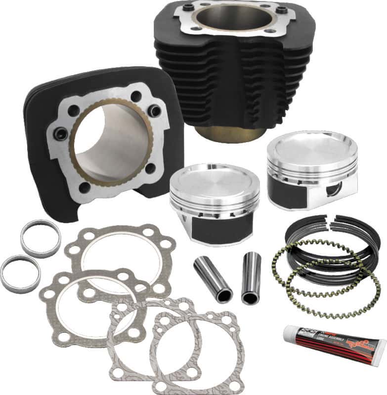S&S Cycle — S&S Cycle 86-19 Sportster Models 883 to 1200cc Conversion Kit - Wrinkle Black - view 1