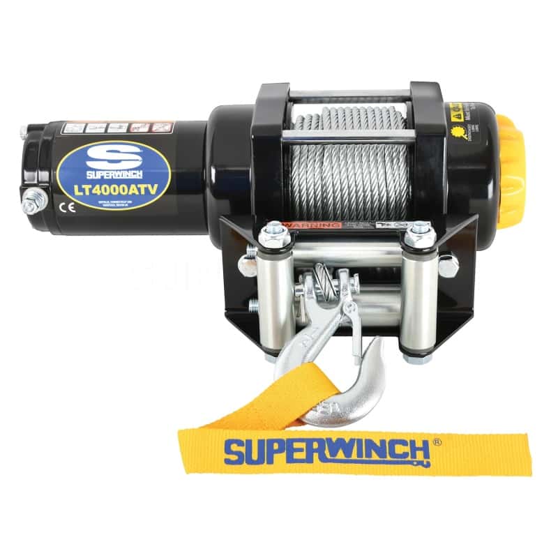 Superwinch — Superwinch 4000 LBS 12V DC 3/16in x 50ft Steel Rope LT4000 Winch
Winch - view 4
