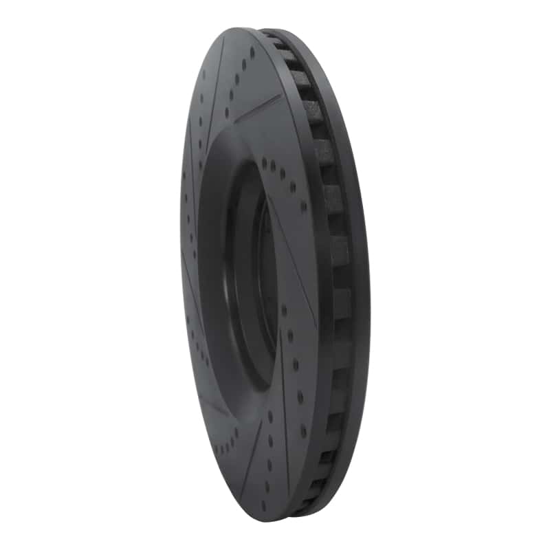 R1 Concepts — R1 08-11 Audi TTS Quattro Front Right Drilled & Slotted Black Brake Rotor
R1 Brake Rotor Drill - view 4