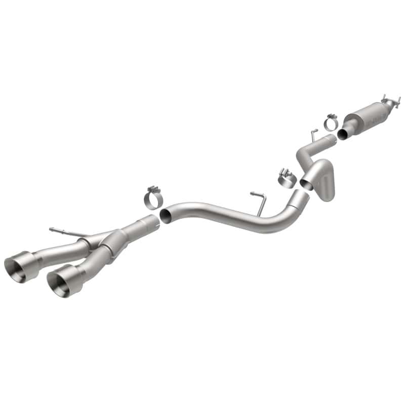 Magnaflow — MagnaFlow 13 Hyundai Veloster 1.6L Turbo Dual Center Rear Exit Stainless Cat Back Perf Exhaust
Cat-Back - view 7