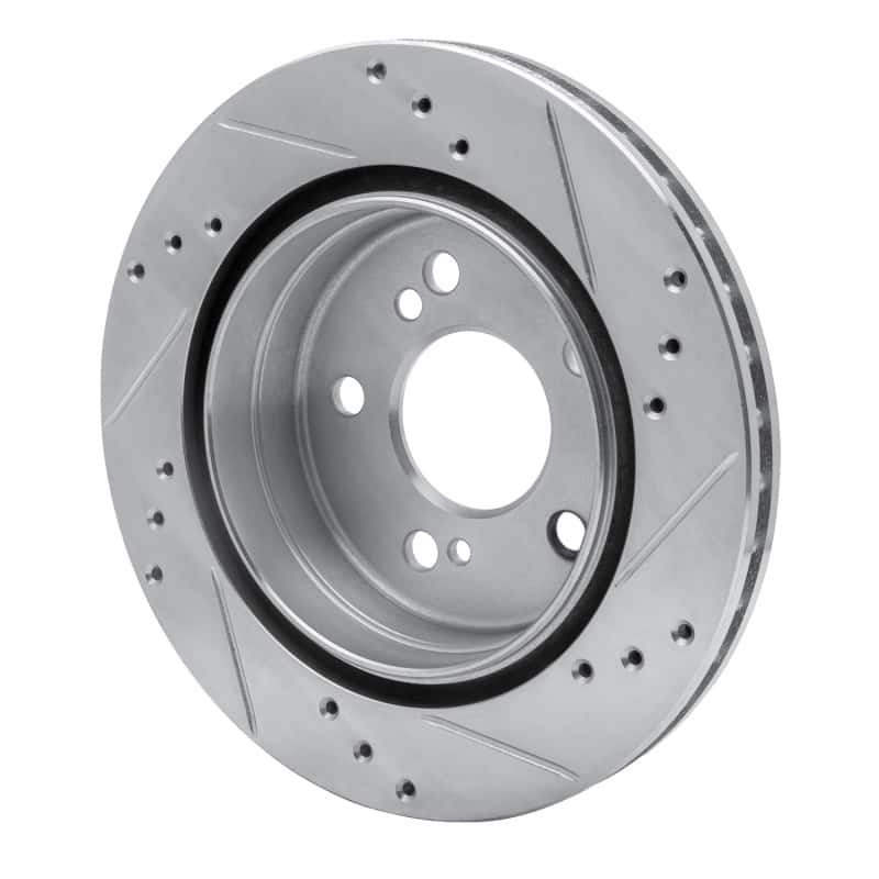 R1 Concepts — R1 92-94 Mercedes-Benz 500E Rear Left Drilled & Slotted Silver Brake Rotor
R1 Brake Rotor Drill - view 4