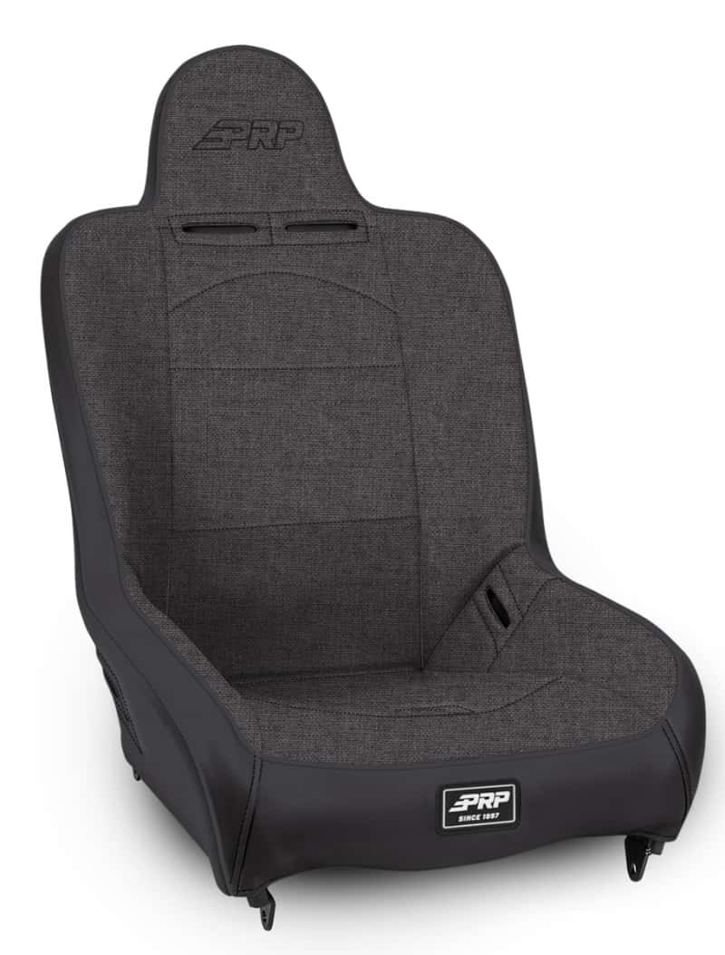 PRP Seats — PRP Premier High Back Suspension Seat (Two Neck Slots) - All Grey
Seat - view 1