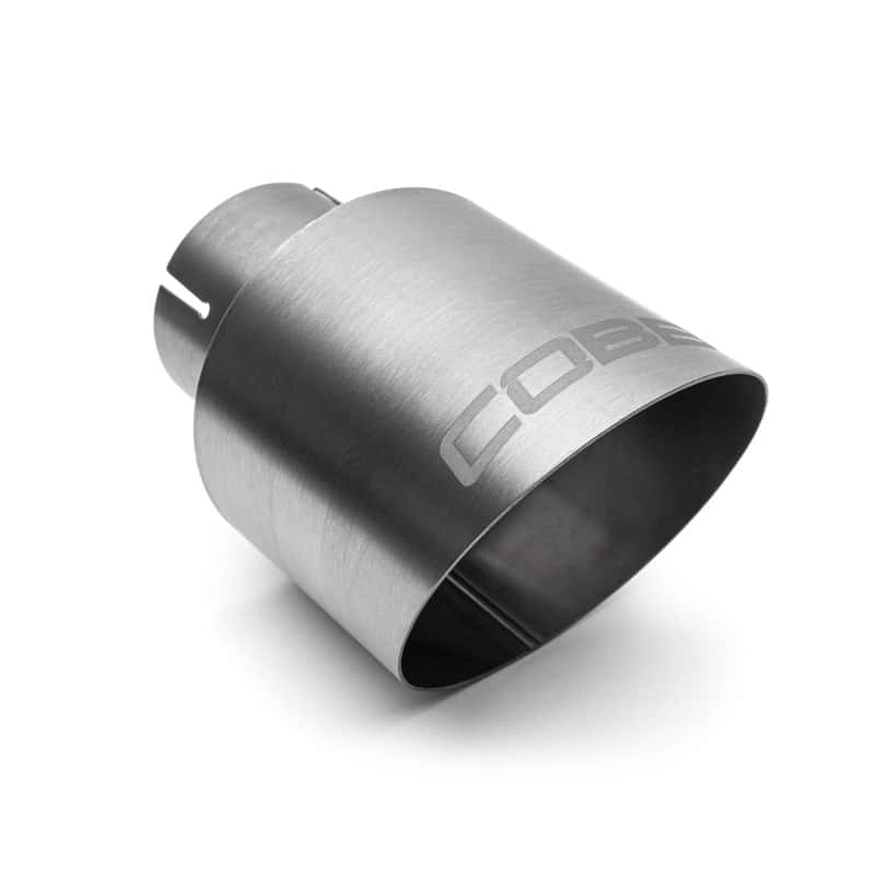 COBB — Cobb Volkswagen GTI MK7/MK7.5/MK8 Brushed Titanium Tip Kit - view 5