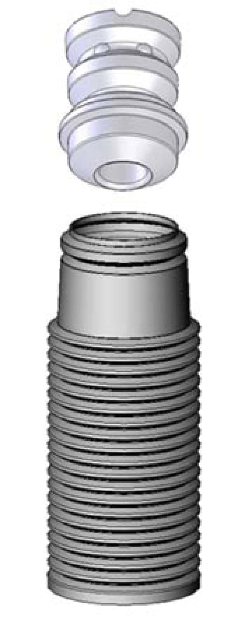 KYB — KYB Shocks & Struts Strut Boots Front HYUNDAI Excel 1990-94 HYUNDAI Scoupe 1991-95 MITSUBISHI Precis
Strut Boot - view 1