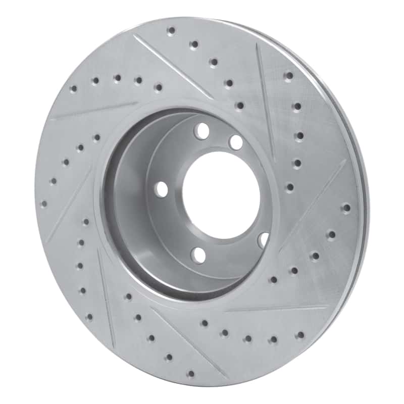 R1 Concepts — R1 07-21 BMW 228I xDrive Front Left Drilled & Slotted Silver Brake Rotor
R1 Brake Rotor Drill - view 4