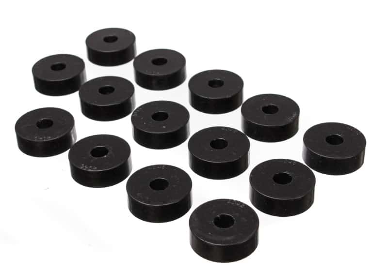 Energy Suspension — Energy Suspension 55-73 Jeep CJ5/CJ7/CJ8 Scrambler Black Body (Cab) Mount Set
BodyMntBshKt - view 2