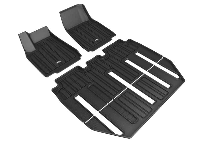 3D MAXpider — 3D MAXpider 17-21 Tesla Model X Folding 7-Seat Elitect 1st 2nd 3rd Row - Floor Mat Set (Black)
Floor Mat Set - view 1