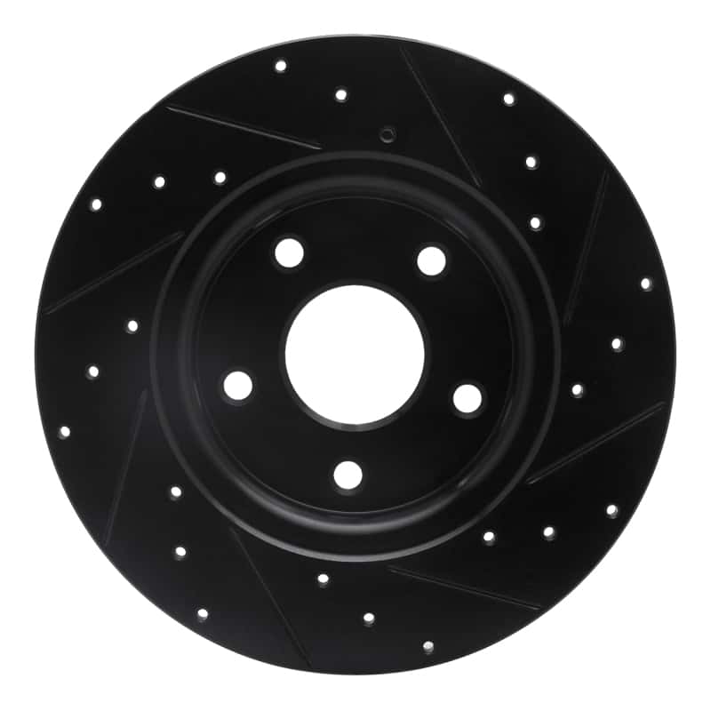 R1 Concepts — R1 12-20 Chrysler Town & Country Rear Left Drilled & Slotted Black Brake Rotor
R1 Brake Rotor Drill - view 5