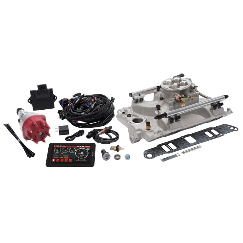 Edelbrock — Edelbrock Pro Flo 4 EFI System Seq Port Pontiac 326-455ci 625 Max HP 35lb/hr Satin Finish
FUEL INJECTION - view 3