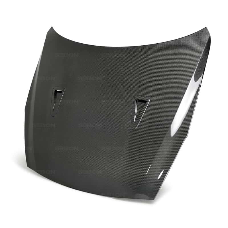Seibon — Seibon 09-10 Nissan GTR R35 OEM Carbon Fiber Hood - view 7