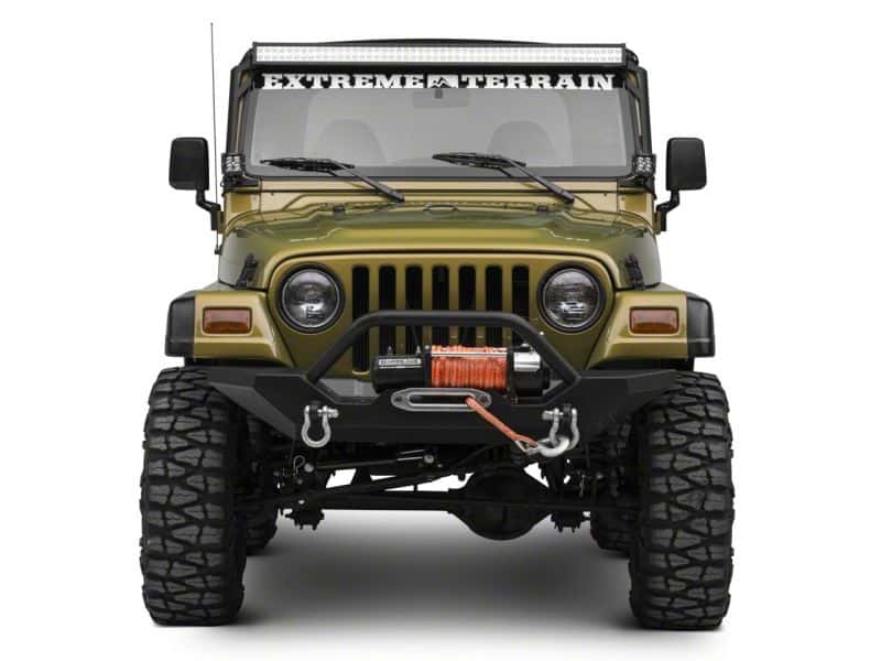 Raxiom — Raxiom 97-06 Jeep Wrangler TJ 50-In LED Light Bar Windshield Mount w/ Auxilliary Bracket
Mount - view 5