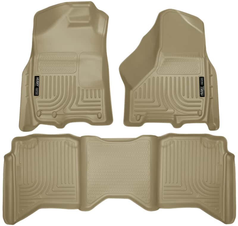Husky Liners — Husky Liners 2012 Dodge Ram 1500/2500/3500 Crew Cab WeatherBeater Combo Tan Floor Liners
Floor Liners - view 1