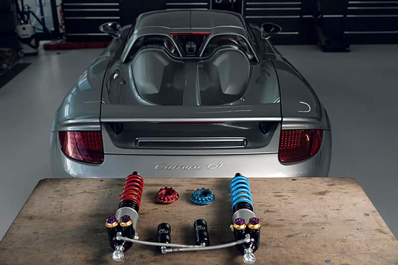 KW — KW 04-05 Porsche Carrera GT Special Edition HLS4 V5 Coilover Kit w/ Red & Blue Springs
Coilover Kit - view 17