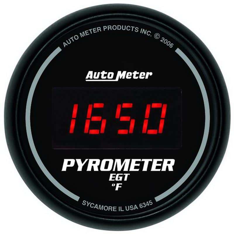 AutoMeter — Autometer Z Series 52mm 0-2000 Deg F Digital EGT/Pyrometer Gauge
2-1/16" E.G.T. PYROM - view 2