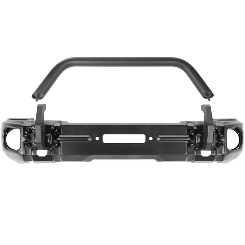 Rugged Ridge — Rugged Ridge Arcus Front Bumper Set W/ Overrider 2018 Jeep Wrangler JK
OFFROAD_BUMPERS
Bumper- Front - view 2