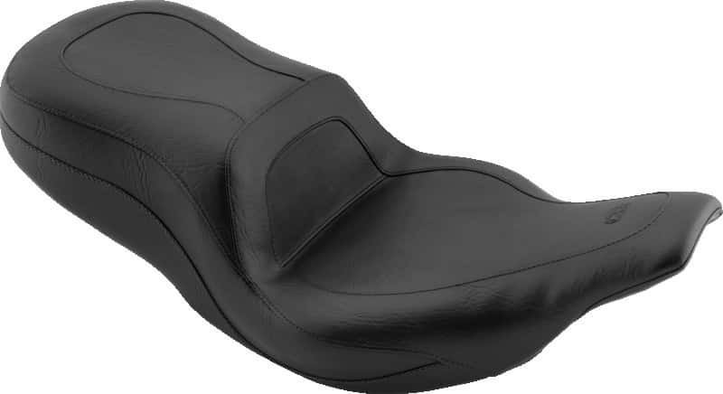 Mustang Motorcycle — Mustang 93-03 Harley Dyna Wide Glide Tank Bib w/Studs - Black - view 2