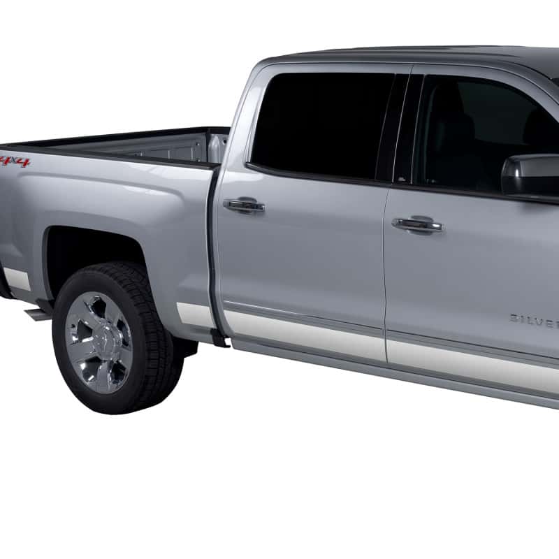 Putco — Putco 07-13 GMC Sierra Crew Cab 5.5 Box - 6in Wide - 12pcs Pro Stainless Steel Rocker Panels
Rocker Panel Molding - view 7
