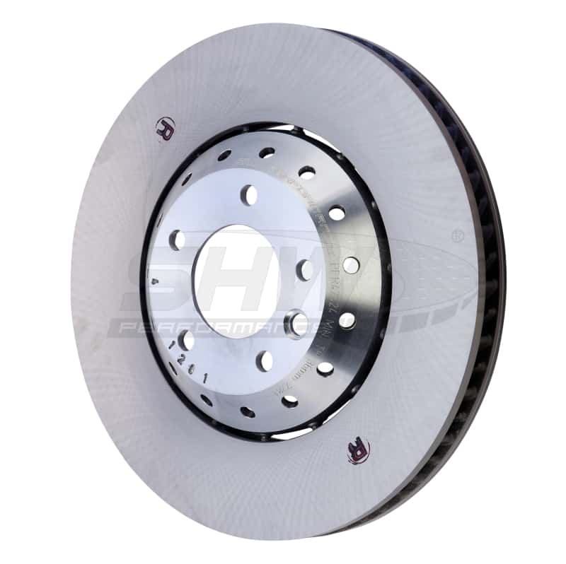 SHW Performance — SHW 15-18 Porsche Cayenne GTS w/19in Wheel w/o Ceramics Right Frt Smooth LW Brake Rotor(95835140450) - view 1