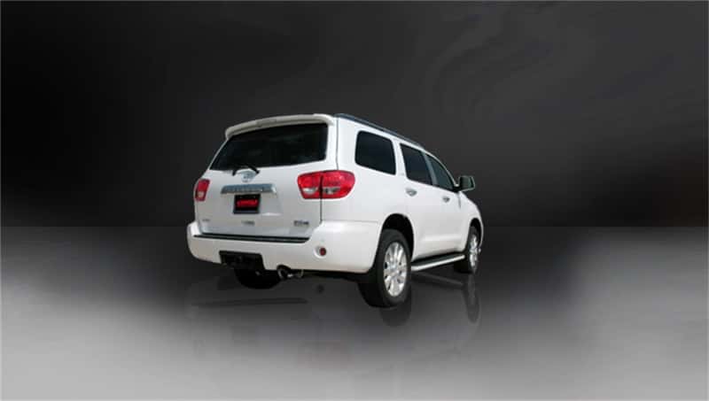 CORSA Performance — Corsa 2008-2017 Toyota Sequoia 5.7L V8 Touring Cat-Back Exhaust w/Black 4in Tip
Exhaust - view 4