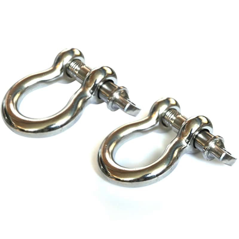 Rugged Ridge — Rugged Ridge Stainless Steel 7/8in D-Shackles
D-Ring Shackle Kit - view 2