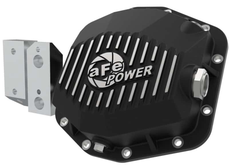 aFe — aFe Street Series Rear Differential Cover Black w/Machined Fins 20+ Jeep Gladiator JT (Dana M220)
Differential Cover - view 2