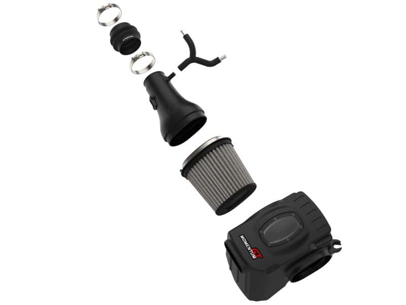 aFe — aFe Momentum GT Pro DRY S Cold Air Intake System 17-18 Nissan Titan V8 5.6L
Momentum GT Intake - view 5