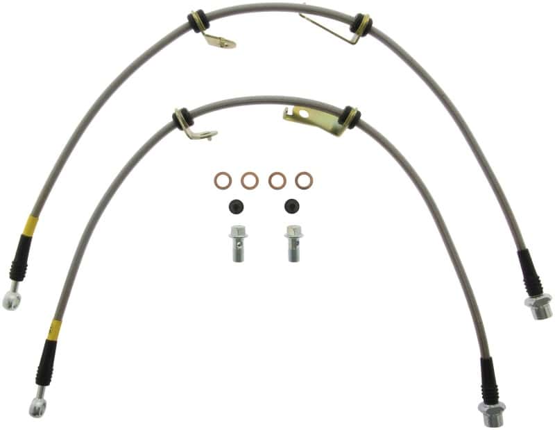 Stoptech — StopTech 06-17 Lexus HS250h / Toyota RAV4 Stainless Steel Front Brake Lines
SS Brake Lines - view 2