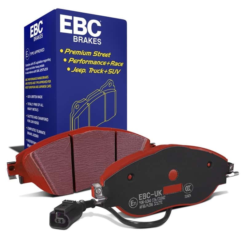 EBC — EBC 14-20 Audi S3 2.0 Turbo Redstuff Front Brake Pads
EBC 14+ Audi S3 2.0 Turbo Redstuff Front Brake Pads
Disc Brake Pad - view 2