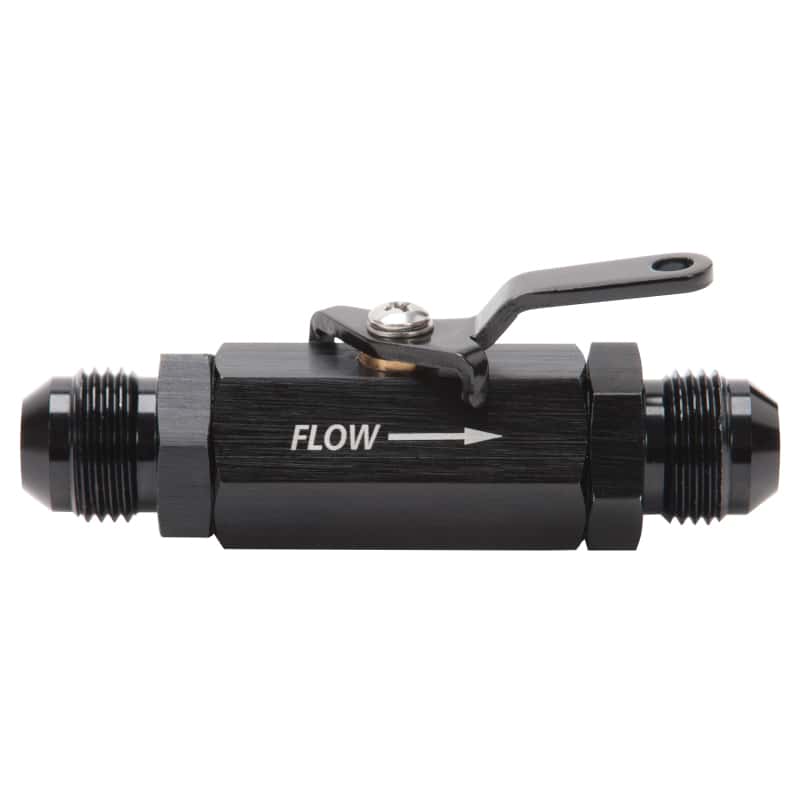 Russell — Russell Performance Shutoff Valve -8 AN Male Black Finish
Fuel Shutoff Valve - view 2