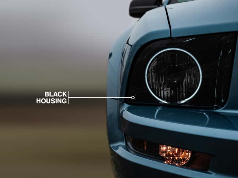 Raxiom — Raxiom 05-09 Ford Mustang GT V6 Axial Series CCFL Halo Projector Headlight- Blk Housing (Smkd Lens)
Headlights - view 8