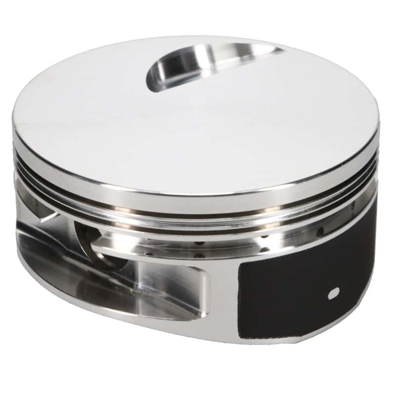 JE Pistons — JE Pistons 454BBC FT 4.56in Bore -3cc Flat Top 1.12in Comp Height 0.99in Pin Diameter - Set of 8 - view 3
