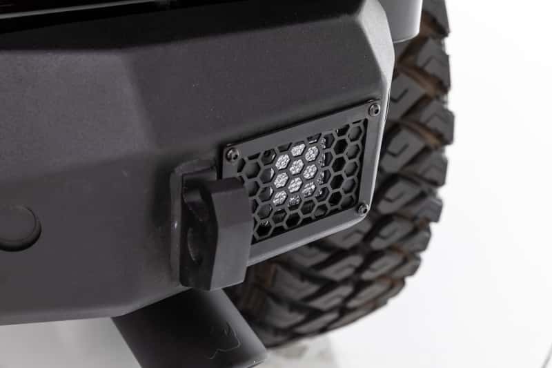 Go Rhino — Go Rhino 18-20 Jeep Wrangler JL/JLU Rockline Rear Stubby Bumper
Rockline Bumper (R) - view 5