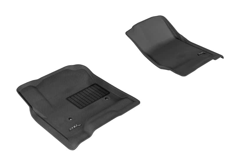3D MAXpider — 3D MAXpider 2014-2020 Chevrolet Silverado Double Cab/Crew Cab Kagu 1st Row Floormat - Black
Floor Mat Set - view 1