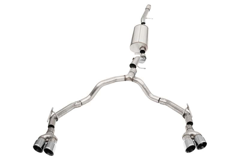 CORSA Performance — Corsa 2021-2025 Suburban/GMC Yukon XL 6.2L 4WD Dual Rear 3/2.75in Sport Cat-Back DW 4in Pol Tips
Exhaust - view 2