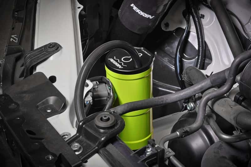 Perrin Performance — PERRIN 02-25 Subaru WRX / 04-21 STI / 13-26 BRZ/GR86/FRS/86 Coolant Overflow Tank - Neon Yellow - view 8