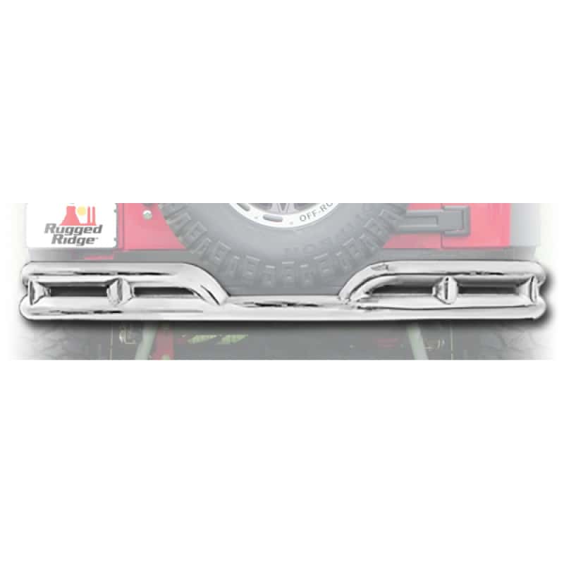 Rugged Ridge — Rugged Ridge 3in Double Rear Tube Bumper 07-18 Jeep Wrangler
OFFROAD_BUMPERS
Bumper- Rear - view 2