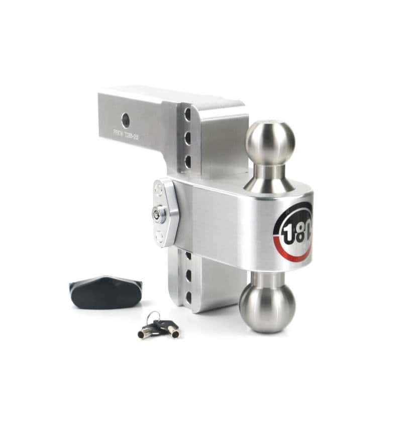 Weigh Safe — Weigh Safe 180 Hitch 6in Drop Hitch & 2.5in Shank (10K/18.5K GTWR) - Aluminum - view 1