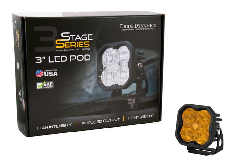 Diode Dynamics — Diode Dynamics SS3 Max ABL - Yellow Driving Standard (Single) - view 4