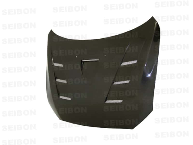 Seibon — Seibon 08-12 Mitsubishi Evo X TS-style Carbon Fiber Hood - view 4