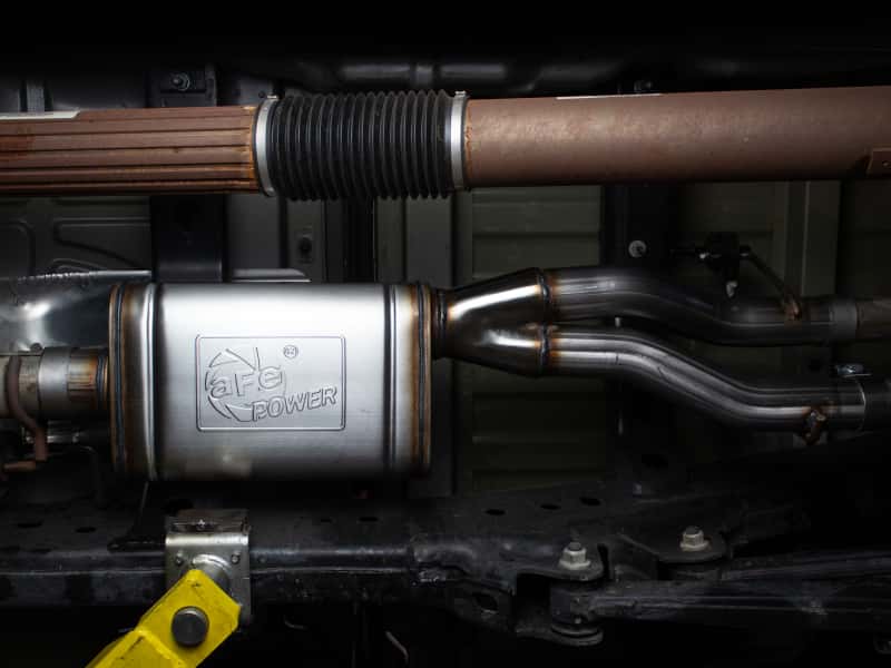 aFe — aFe Apollo GT Series 409 Stainless Steel Muffler Upgrade Pipe 09-19 Ram 1500 (Dual Exhaust) V8-5.7L
Muffler Upgrade - view 4