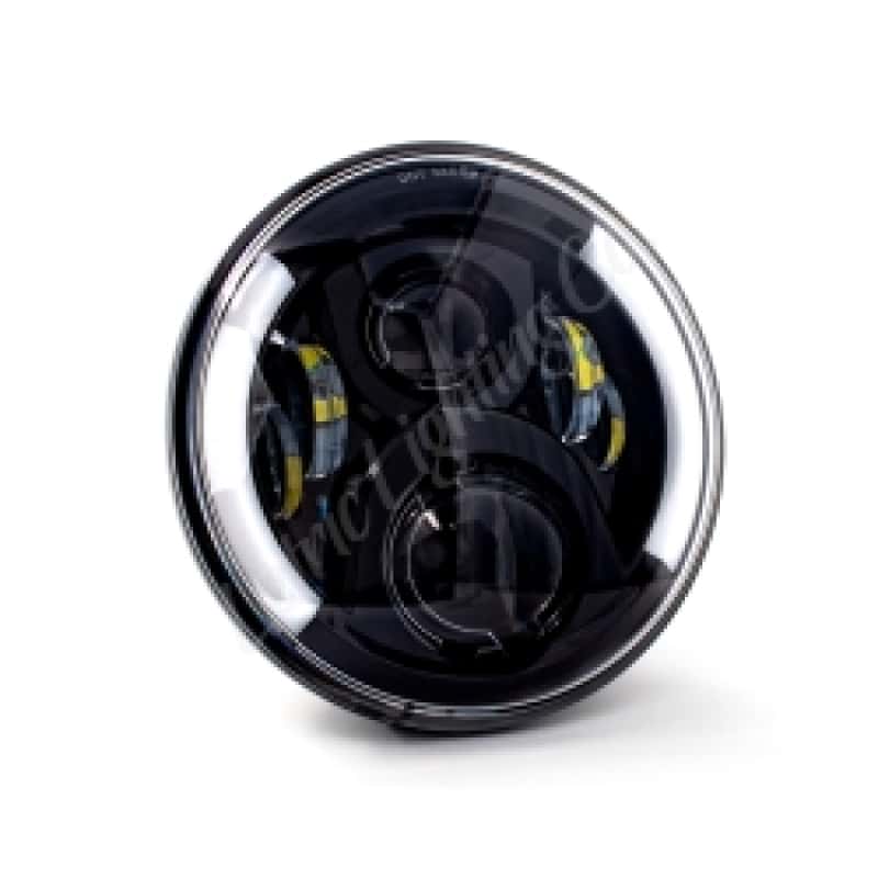 Letric Lighting — Letric Lighting 7in Intgrd W/Swtchbk T/S Blk - view 2